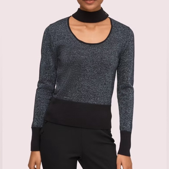 kate spade Sweaters - Kate Spade Black and Gray Women's Sweater XL Perfect Condition